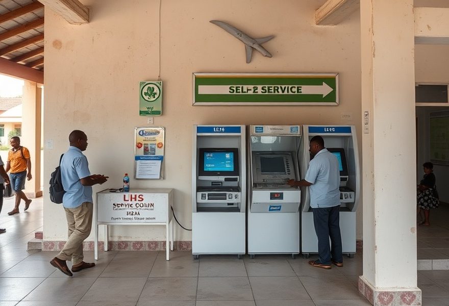 After — New terminal installed and running continuously.